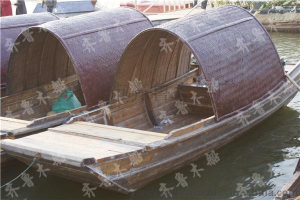 上海乌篷木船 景区游玩乌篷船