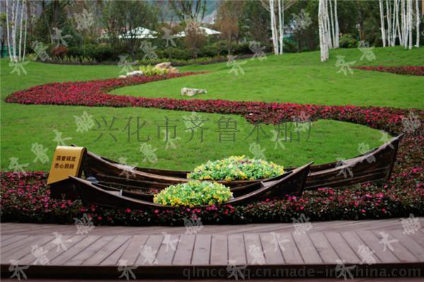 刚朵拉装饰木船 公园景观摆设木船